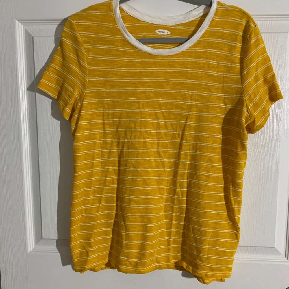 Yellow tee